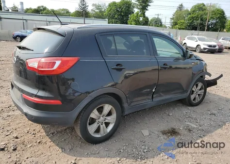 2011 Kia Sportage Lx from USA, damaged, VIN KNDPBCA21B7058171